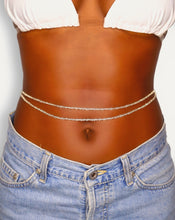 Load image into Gallery viewer, women's clear waist beads double