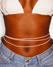 Load image into Gallery viewer, women's pink waist jewelries triple