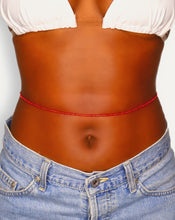 Load image into Gallery viewer, women's red waist beads
