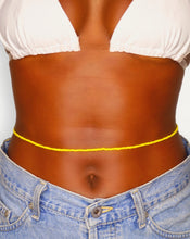 Load image into Gallery viewer, yellow african waist beads for women