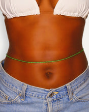 Load image into Gallery viewer, green african waist beads for women