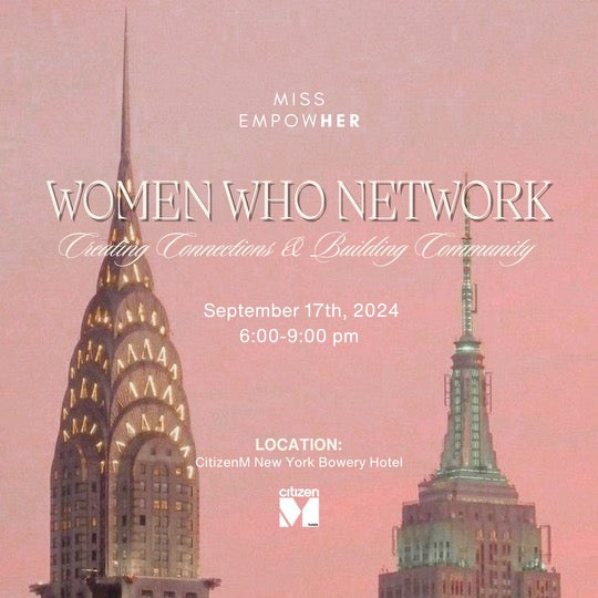 Women Who Network NYC (9/17): Creating Connections & Building Community (In-Person Event)