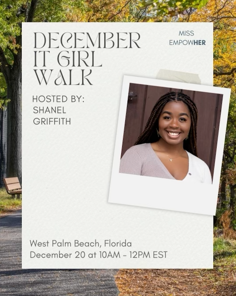 Miss EmpowHer IT Girl Walk (West Palm Beach ) - December 20