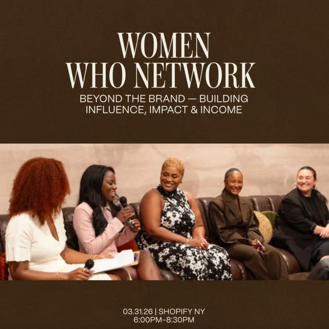 Women Who Network NYC: Beyond the Brand — Building Influence, Impact & Income - March 31st