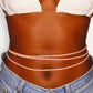 women's pink waist jewelries triple