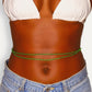 green african waist beads for women double