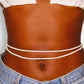women's african waist jewelry white double