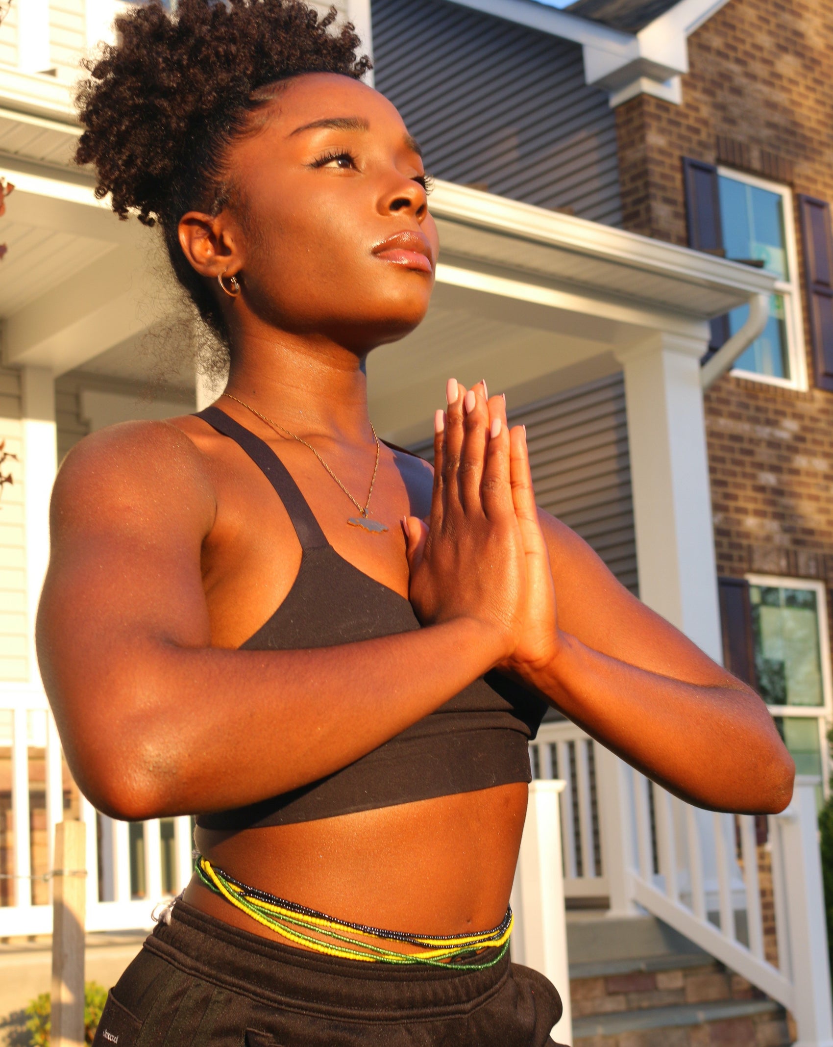 Yellow Waist Beads 